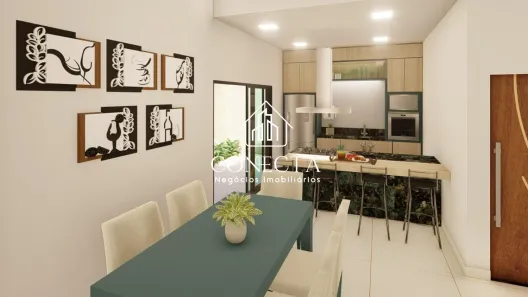 Casa com 3 Quartos à venda, 86m² no Novo Mundo, Uberlândia