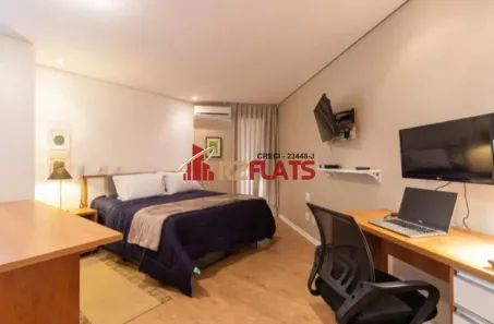 Apartamento com 1 Quarto para alugar, 35m² no Vila Nova Conceição, São Paulo