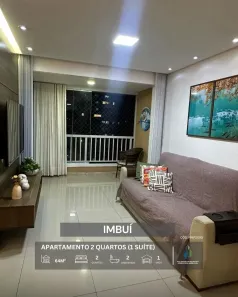 Apartamento com 2 Quartos à venda, 64m² no Imbuí, Salvador
