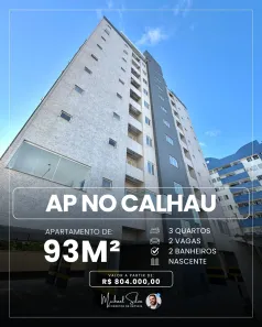 Apartamento com 3 Quartos à venda, 93m² no Calhau, São Luís