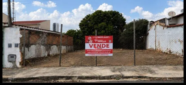 Lote/Terreno à venda, 288m² no Vila Breda, Santa Bárbara D'Oeste