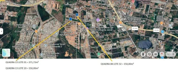 Lote/Terreno à venda, 372m² no Coité, Eusébio