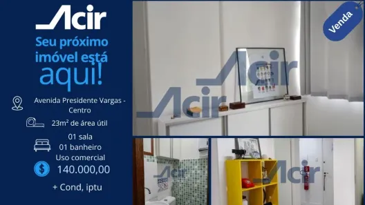 Sala Comercial à venda, 22m² no Centro, Rio de Janeiro