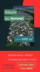Lote/Terreno à venda, 690m² no Jacuhy, Serra