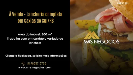Ponto Comercial à venda, 200m² no Centro, Caxias do Sul