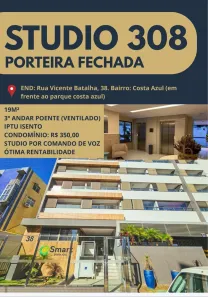 Apartamento com 1 Quarto à venda, 19m² no Costa Azul, Salvador