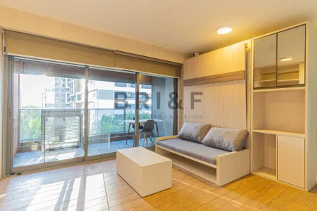Apartamento com 1 Quarto para alugar, 44m² no Brooklin Paulista, São Paulo