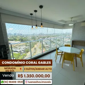 Apartamento com 3 Quartos à venda, 117m² no Aleixo, Manaus