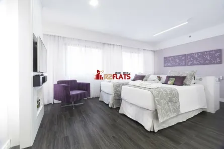 Flat com 1 Quarto à venda, 30m² no Moema, São Paulo
