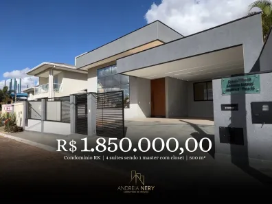 Casa de Condomínio com 4 Quartos à venda, 380m² no Região dos Lagos, Brasília