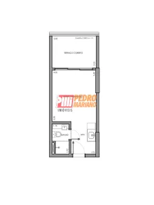 Apartamento com 1 Quarto à venda, 26m² no Indianópolis, São Paulo