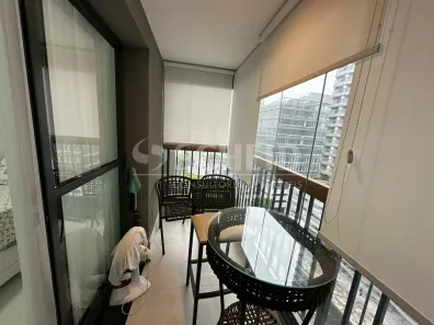 Apartamento com 1 Quarto para alugar, 28m² no Brooklin Paulista, São Paulo