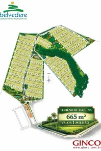 Lote/Terreno à venda, 665m² no Condomínio Belvedere II, Cuiabá