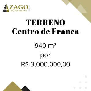 Lote/Terreno à venda, 940m² no Centro, Franca