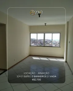 Apartamento com 3 Quartos para alugar, 90m² no Jardim Armação, Salvador