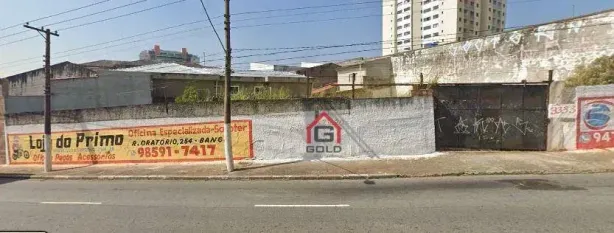 Lote/Terreno para venda ou aluguel, 506m² no Jardim, Santo André