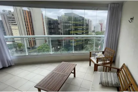 Apartamento com 1 Quarto para alugar, 51m² no Cidade Monções, São Paulo