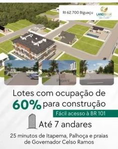 Lote/Terreno à venda, 360m² no Guaporanga, Biguaçu