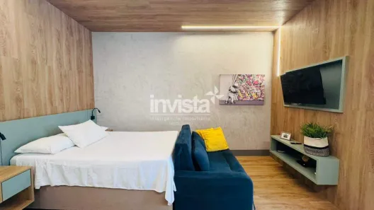 Apartamento com 1 Quarto para alugar, 35m² no Ponta da Praia, Santos