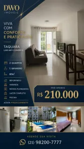 Apartamento com 2 Quartos à venda, 60m² no Taquara, Rio de Janeiro