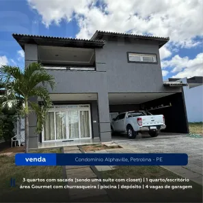 Casa de Condomínio com 4 Quartos à venda, 272m² no Boa Esperança, Petrolina