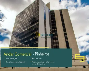 Imóvel Comercial para alugar, 650m² no Pinheiros, São Paulo