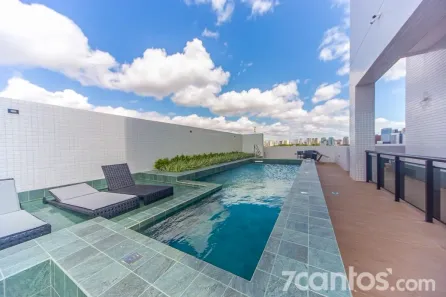 Apartamento com 1 Quarto para alugar, 30m² no Cocó, Fortaleza