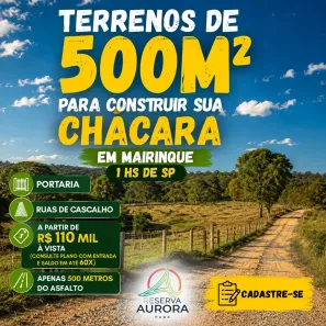 Lote/Terreno à venda, 1000m² no Centro, Mairinque