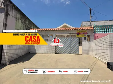 Casa com 3 Quartos à venda, 86m² no Praça 14 de Janeiro, Manaus