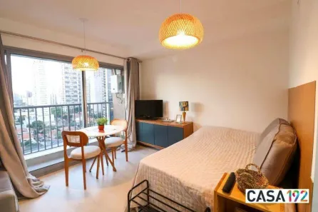 Apartamento com 1 Quarto para alugar, 24m² no Vila Cordeiro, São Paulo