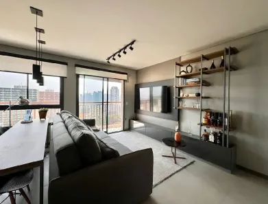Apartamento com 1 Quarto à venda, 45m² no Santo Amaro, São Paulo