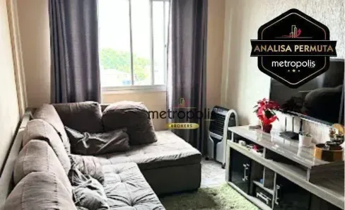 Apartamento com 3 Quartos à venda, 63m² no Vila Palmares, Santo André