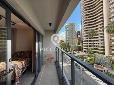 Apartamento com 1 Quarto para alugar, 39m² no Cambuí, Campinas