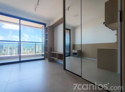 Apartamento com 1 Quarto para alugar, 30m² no Cocó, Fortaleza