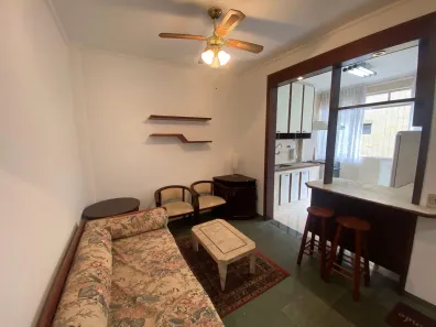 Apartamento com 2 Quartos para alugar, 50m² no Gonzaga, Santos