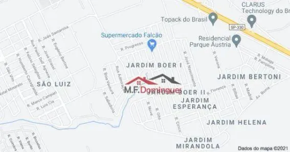 Lote/Terreno à venda, 208m² no Jardim Boer I, Americana