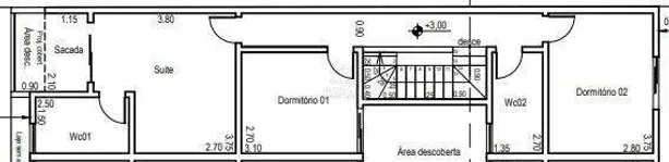 Sobrado com 3 Quartos à venda, 145m² no Vila Metalúrgica, Santo André