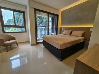 Apartamento com 1 Quarto para alugar, 24m² no Campo Belo, São Paulo