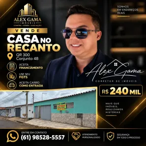 Casa com 2 Quartos à venda, 90m² no Recanto das Emas, Brasília