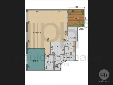 Apartamento com 1 Quarto à venda, 104m² no Vila Nova Conceição, São Paulo