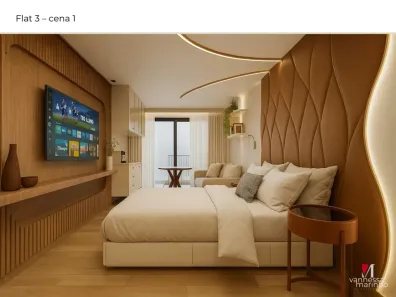 Flat com 1 Quarto à venda, 24m² no Cabo Branco, João Pessoa