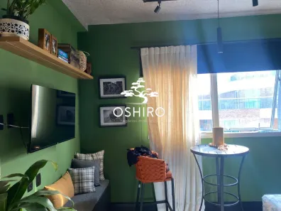 Apartamento com 1 Quarto para alugar, 27m² no Pompéia, Santos