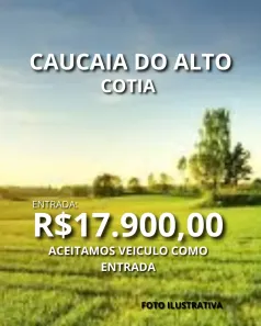 Lote/Terreno à venda, 500m² no Tijuco Preto(Caucaia do Alto), Cotia