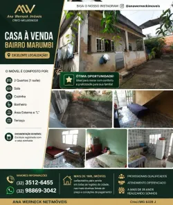 Casa com 2 Quartos à venda, 80m² no Marumbi, Juiz de Fora