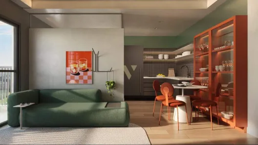 Apartamento com 1 Quarto à venda, 40m² no Centro, Curitiba