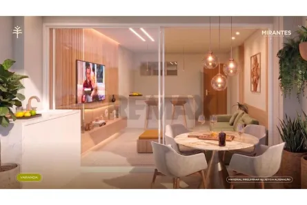 Apartamento com 2 Quartos à venda, 64m² no Ponta Negra, Natal