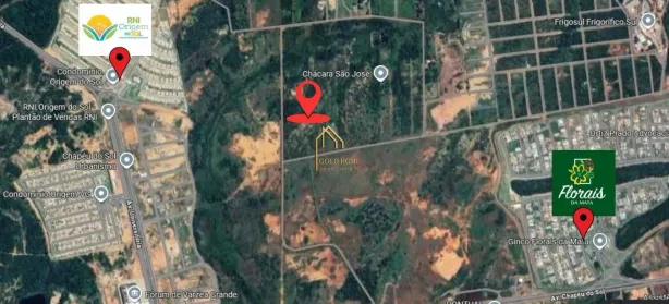 Lote/Terreno à venda, 83000m² no Petrópolis, Várzea Grande
