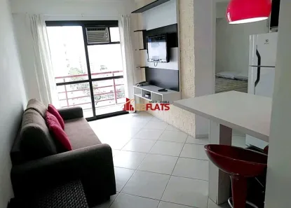 Flat com 1 Quarto para alugar, 35m² no Moema, São Paulo