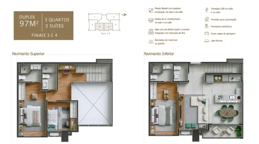 Apartamento com 3 Quartos à venda, 98m² no Setor Oeste, Goiânia