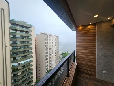 Apartamento com 3 Quartos para alugar, 125m² no Embaré, Santos